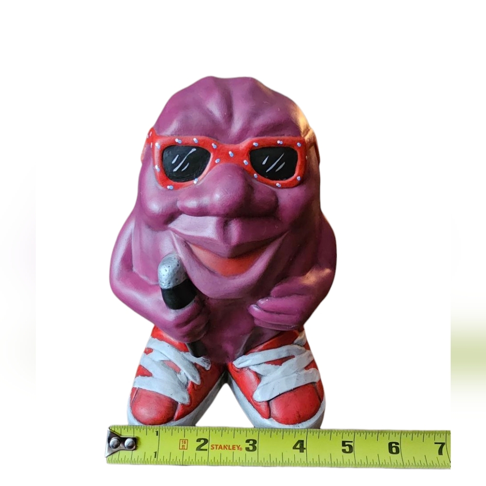 Vintage - California Raisin 7" Ceramic 1980's  Figurine Cartoon Collectible - Picture 7 of 7